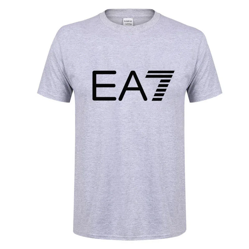 

Summer Clothes 2021 Brand Letter EA 7 Print Men T Shirt Fashion Couples Men/Women short sleeve Tees