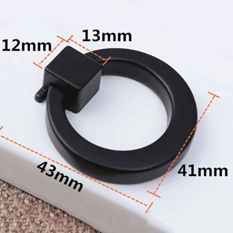 Падение тянуть круглые ручки для ящиков антикварный комод кольцевые