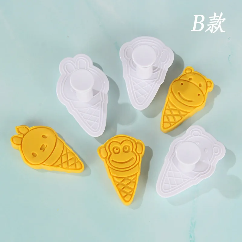 

3pcs Creativity Slimes Play Dough Animal Cat Rabbit Panda Cutters Tools Accessories Mould Modeling Clay Educational toy Children