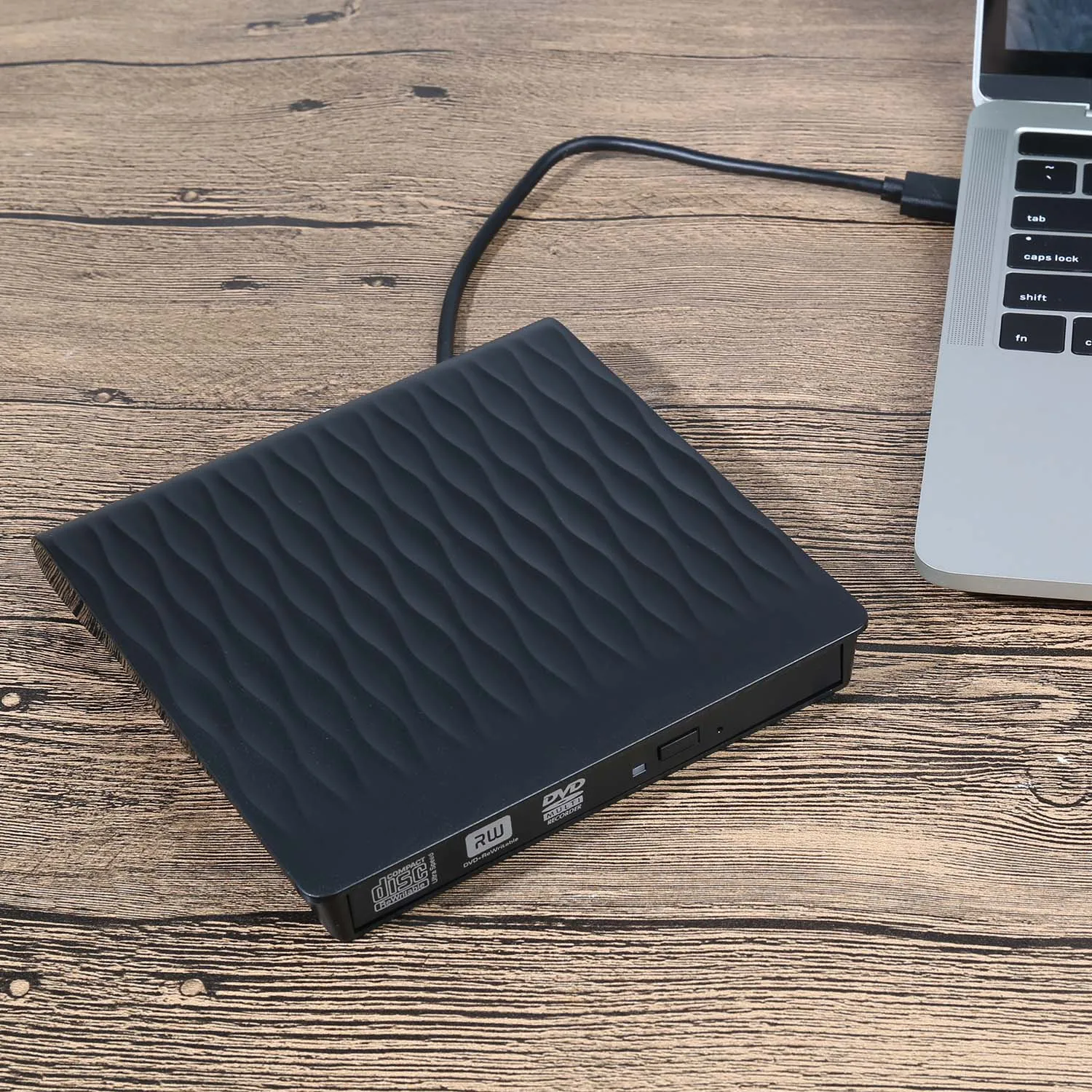 

External CD Drive Type-C USB 3.0 Portable CD DVD Drive Portable Rewriter Burners Writer for Laptop Desktop PC AS99