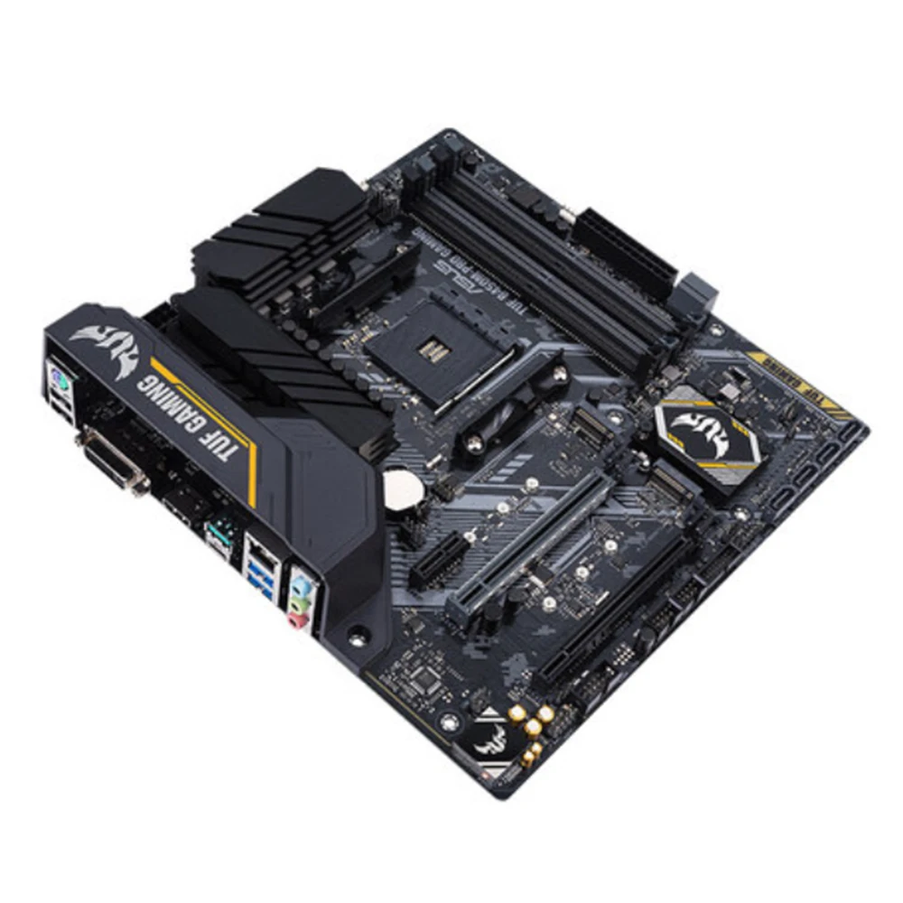 Материнская плата ASUS TUF b450m pro GAMING mATX с RGB светодиодный подсветкой поддержка до DDR4