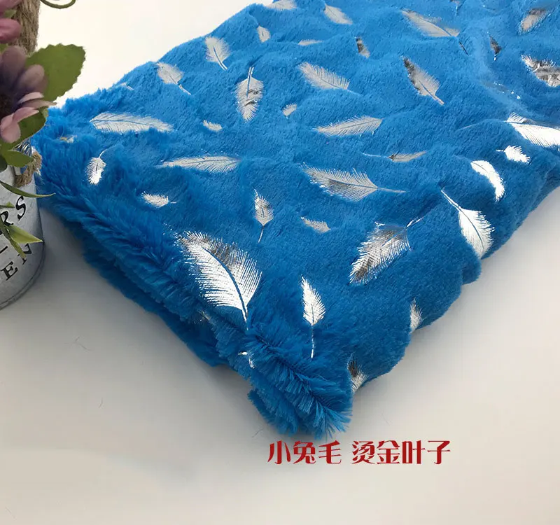 Полиэфирная односторонняя бархатная ПВ бронзовая Горячая Серебряная фланелевая