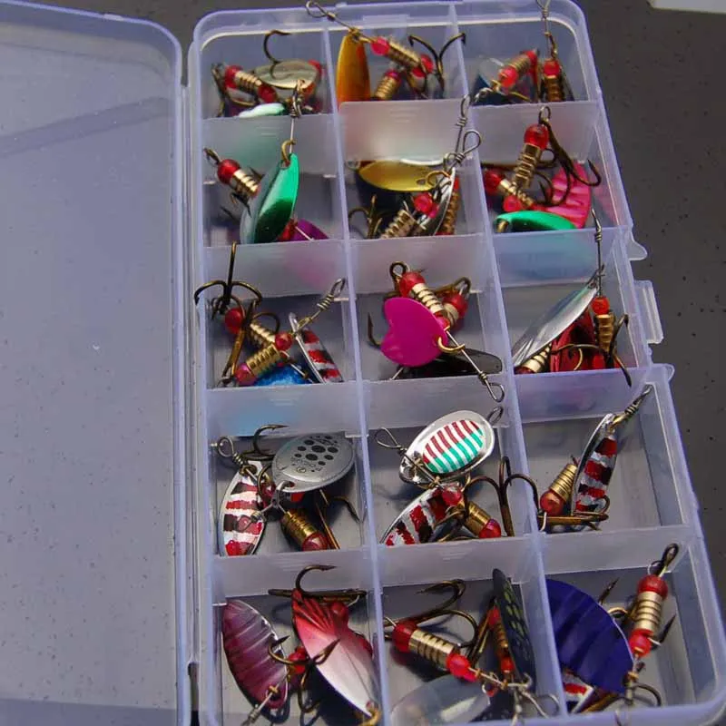 

Lu Ya bait set Cost-effective 30 metal sequins bait boxed bait bait boxed