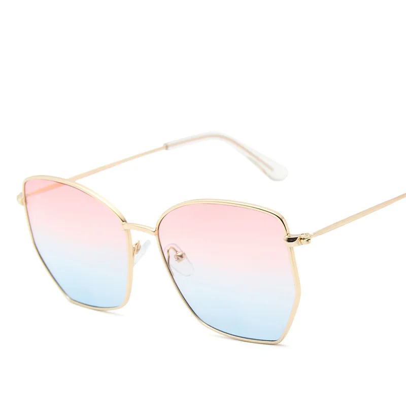 Женские солнцезащитные очки в большой оправе новые трендовые стиле океана