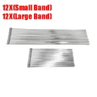 Комплект лент и зажимов с пряжкой, 24 шт., половинчатая лента для багажника CV для квадроциклаавтомобиля