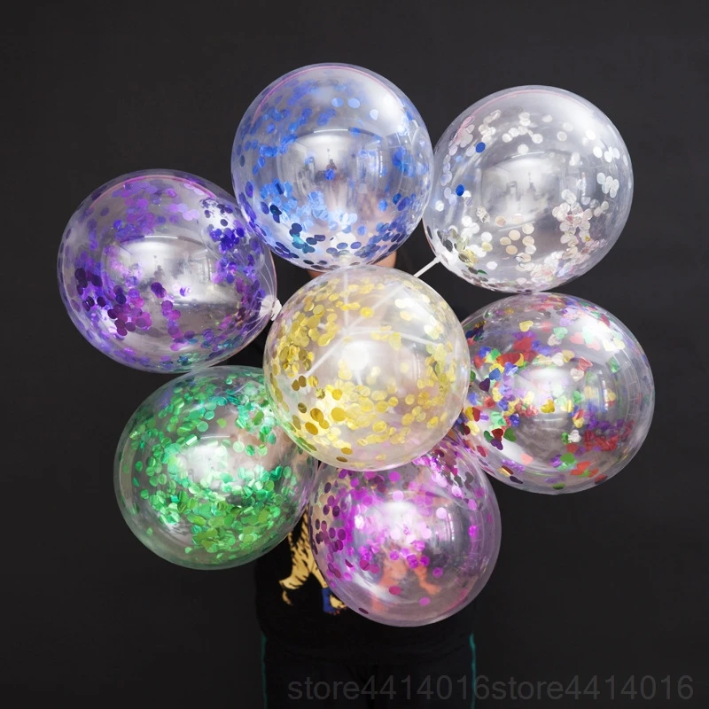 10 шт. 12 дюймов воздушный шар &quotКонфетти&quot Надувное свадебное украшение для