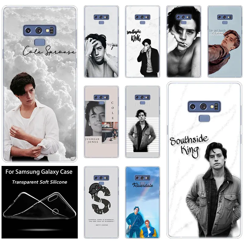 Силиконовый чехол Cole Sprouse Moley Riverdale для Samsung Galaxy Note 10 Pro 9 8 M10 M20 M30 M40 S8 S9 S10 Plus 5G S6 S7 Edge