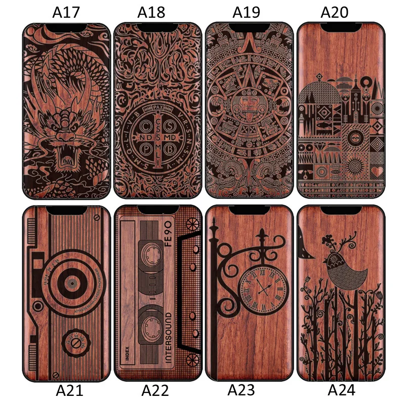 Чехол с 3D резным деревянным мультяшным медведем для Oneplus 8 Pro чехол драконом львом