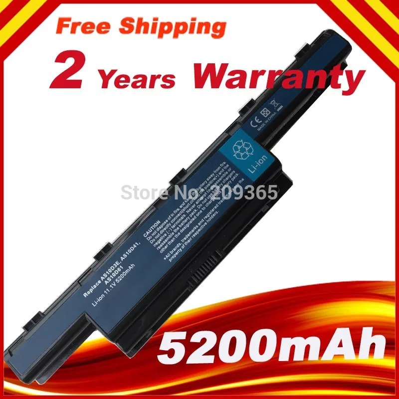 6-элементный Аккумулятор HSW для ноутбука Acer Aspire AS10D31 AS10D51 AS10D61 AS10D71 AS10D75 AS10D81 V3 5741 5560
