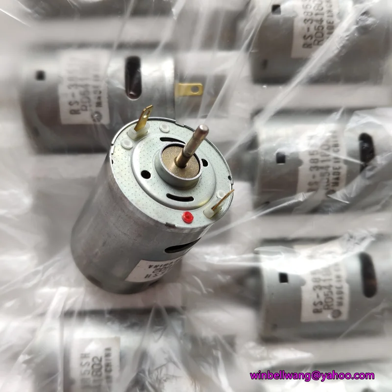 Абсолютно Mabuchi 12V 385 микро двигатель постоянного тока RS-385SH-2270 диаметр 28 мм двойной выходной вал высокая скорость 10000 об/мин угольные щетки двигателя