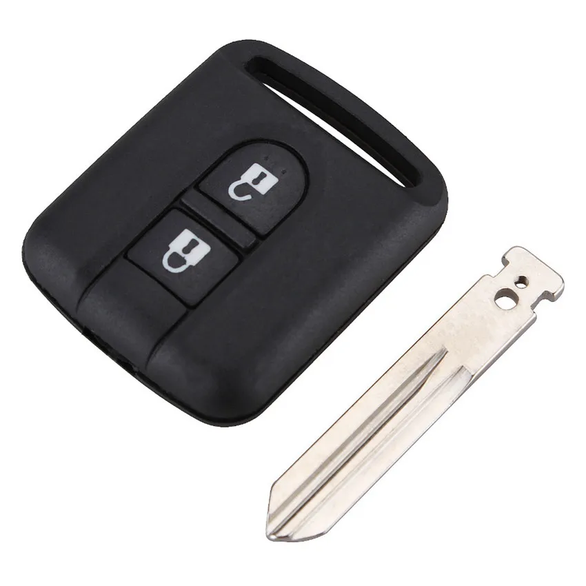 Чехол с 2 кнопками для дистанционного ключа Nissan Micra K12 Qashqai Navara Almera X Trail