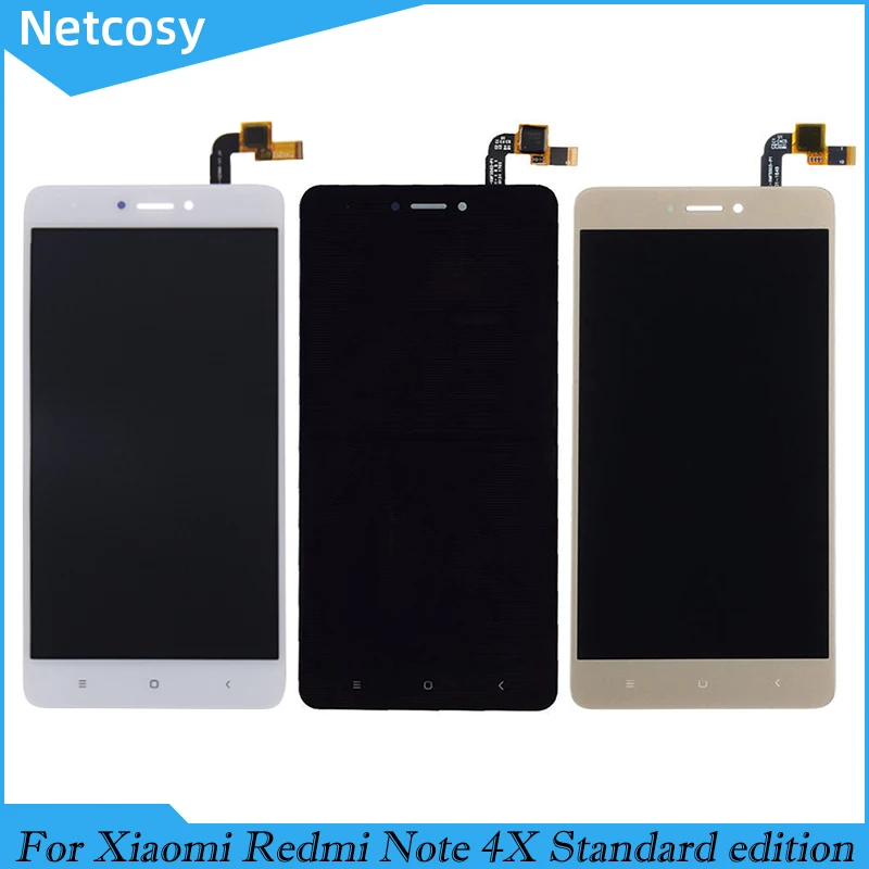 Netcosy для Xiaomi Redmi Note 4X ЖК дисплей с сенсорной панелью стеклянный экран дигитайзер