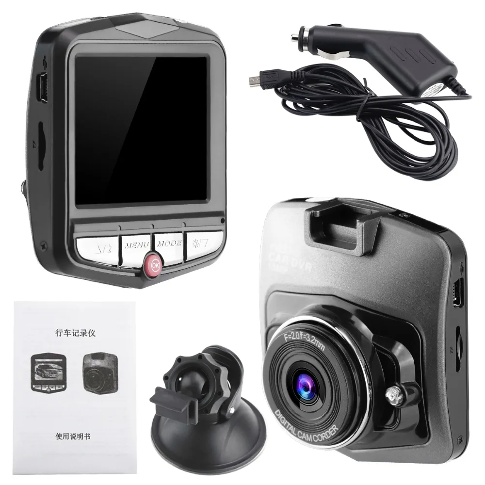 Portable Car Dvr Mini Camera Dash Cam Full Hd Video Recorder Parking Automatic Cycle Recording G-Sensor | Автомобили и мотоциклы
