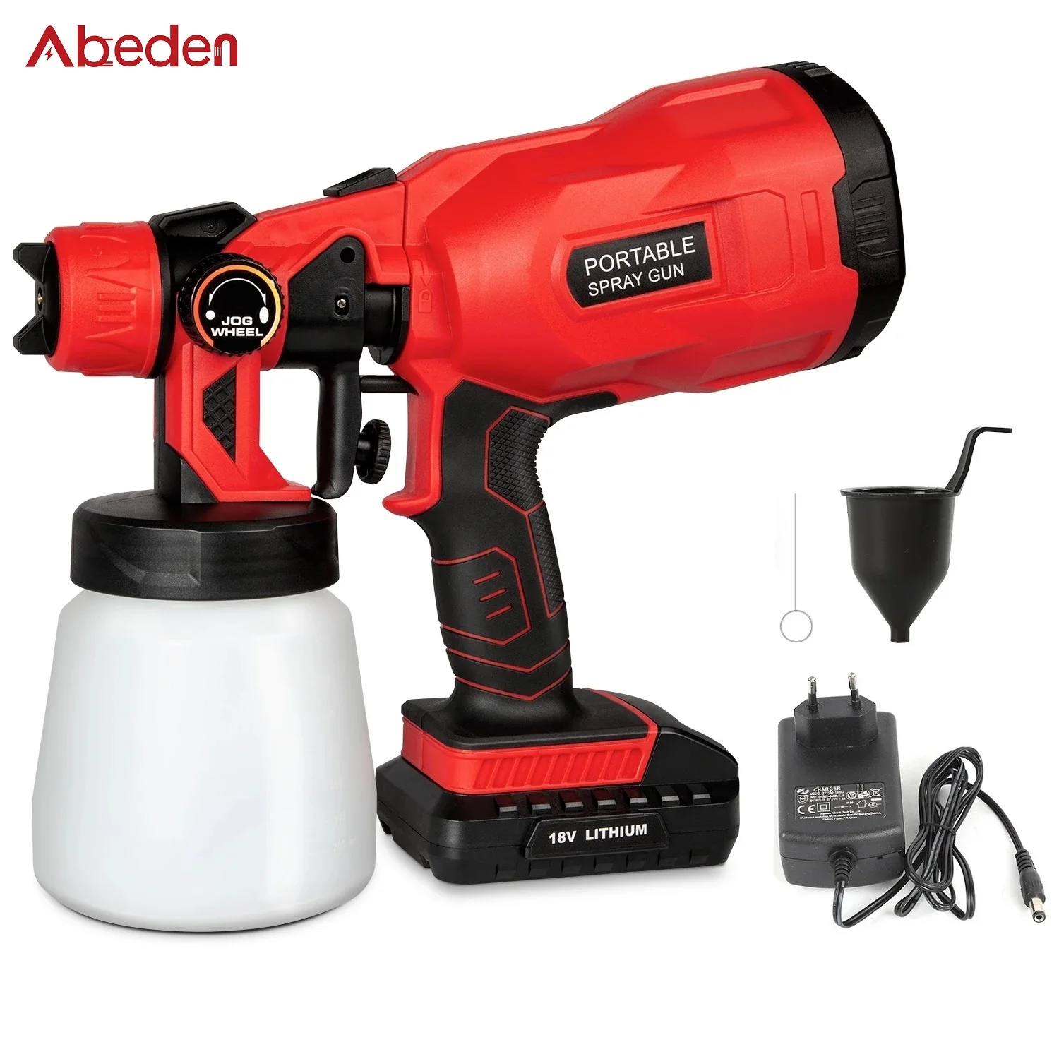 

Electric Spray Gun 800ml Four Nozzle Sizes HVLP Household Cordless Protable Paint Sprayer High Power Pressure Electric Airbrush