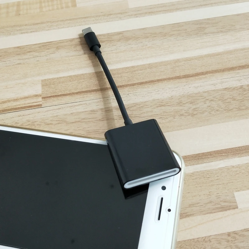 Двусторонняя микро-sd кард-ридер с подсветкой для телефонов iPhone 6 7 8 x и Android |