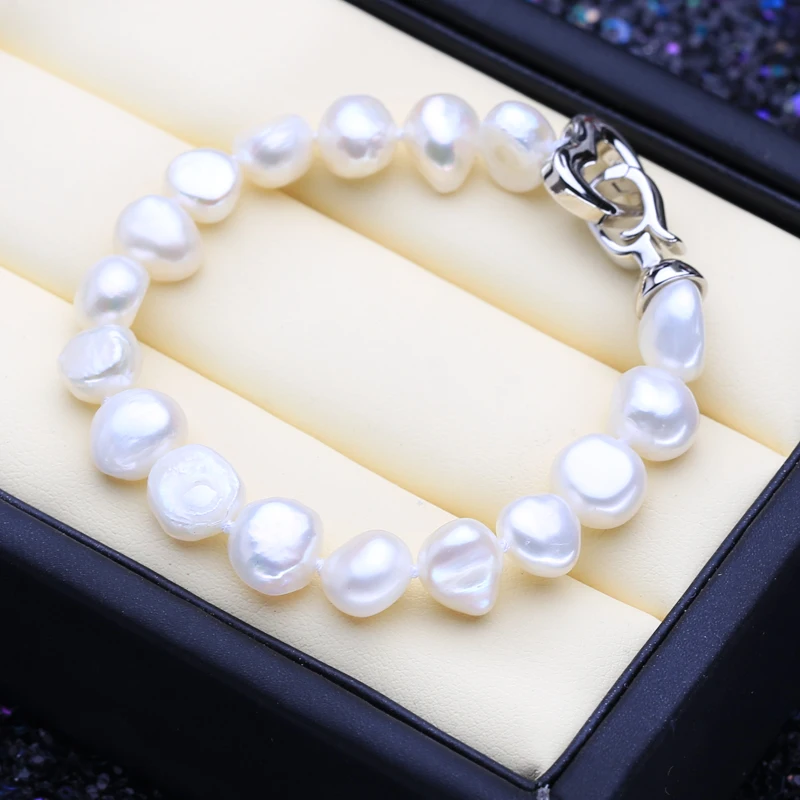 FENASY белый розовый фиолетовый разноцветный барокко жемчуг модный браслет трубка