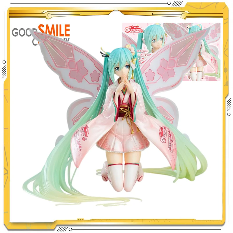 

In Stock Original Goodsmile Gsc Racing Miku Tony Hatsune Miku Sunny Kimono Anime Action Figures Toy for Child Christmas Gift