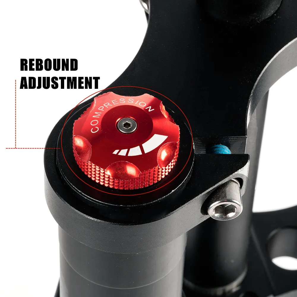 EBike вилка Снежный велосипед Горные горные пневматическая подвеска 150 мм * 15 ось