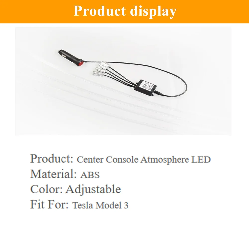 Деко центр консольная лампа приложение Управление атмосферу светильник для Tesla