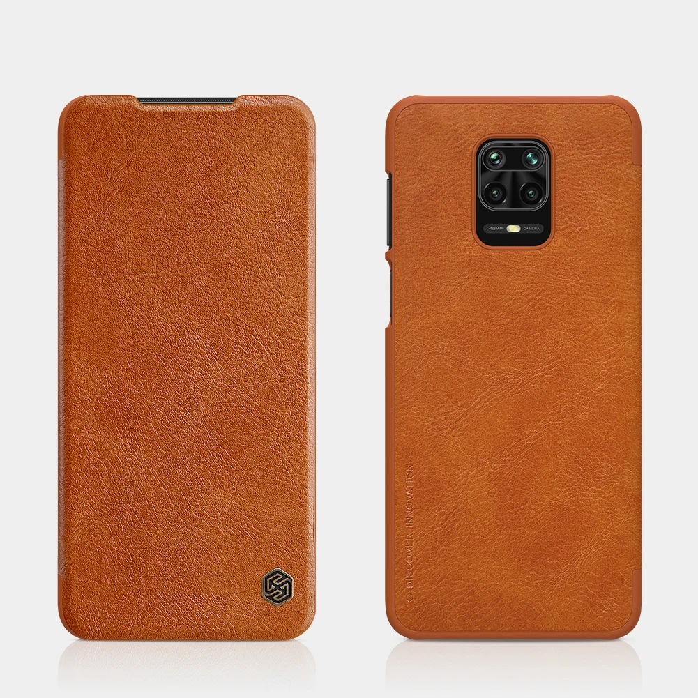 Винтажный кожаный чехол Nillkin Qin Series с откидной крышкой и отделением для карт Xiaomi 9 S
