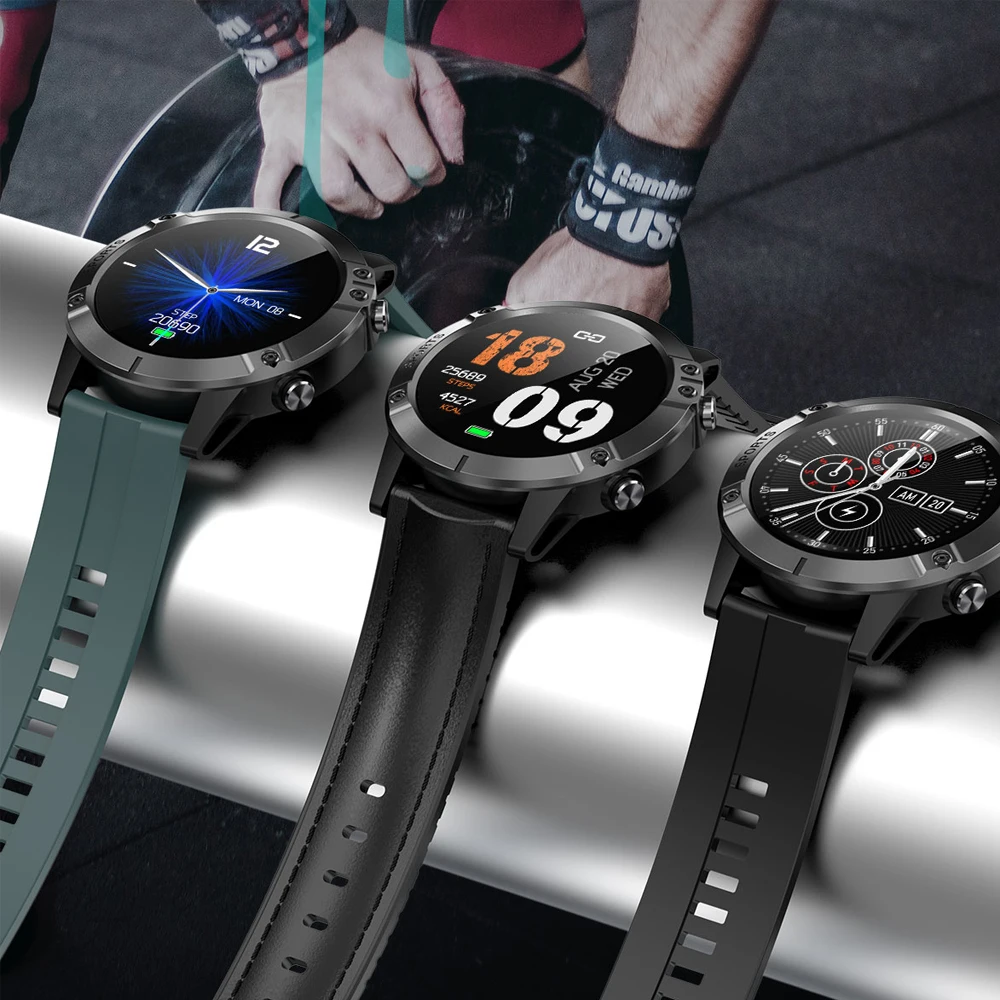 

2020 Smart Watch T11 Men Heart Rate Blood Pressure Monitor Multiple Sports Fitness Tracker Mode Weather Smartwatch IOS Android