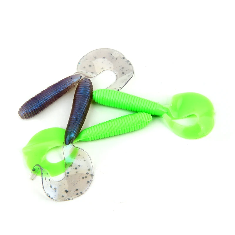 

ARDEA 10pcs Soft Fishing lure Worm Silicone Bait Wild Stick Lures Worm Lures Soft Tackle Carp bass Pesca Lures winter bait