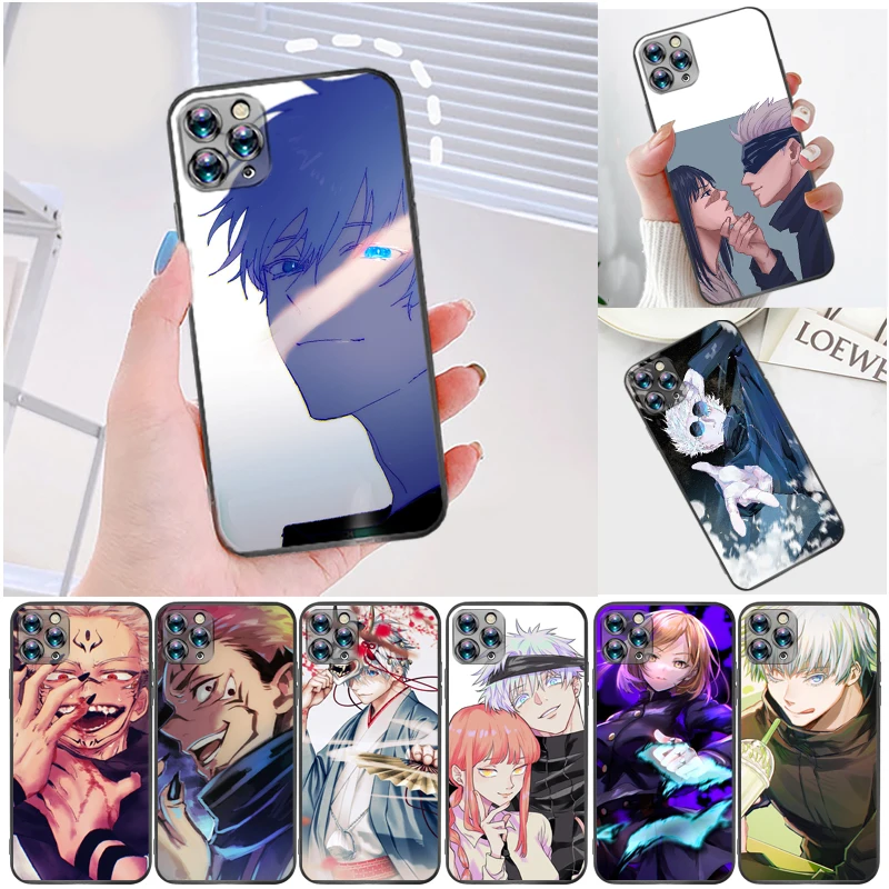 

Jujutsu Kaisen Yuji Itadori Satoru Gojo Fushiguro Megumi Sukuna Phone Case For iPhone 6 6S 6Plus 7 8 Plus Carcasa Coque Funda