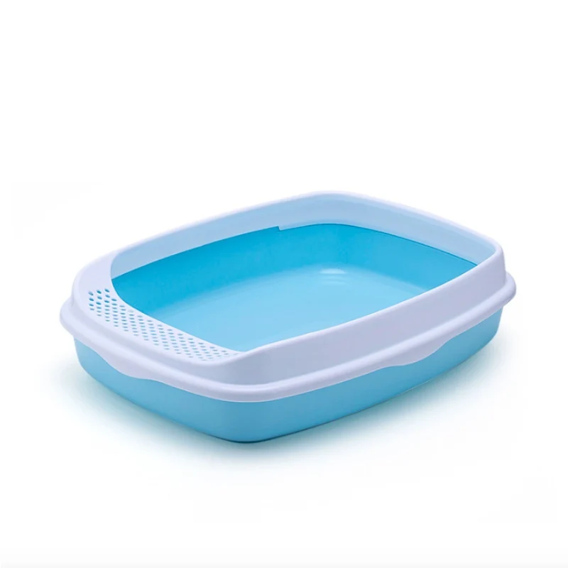 Туалет для домашних питомцев с высокой лопаткой съемный контейнер кошачьего