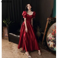 kaunissina elegant long prom dresses new formal woman party night formal vestidos sweetheart satin a line bownot evening gowns