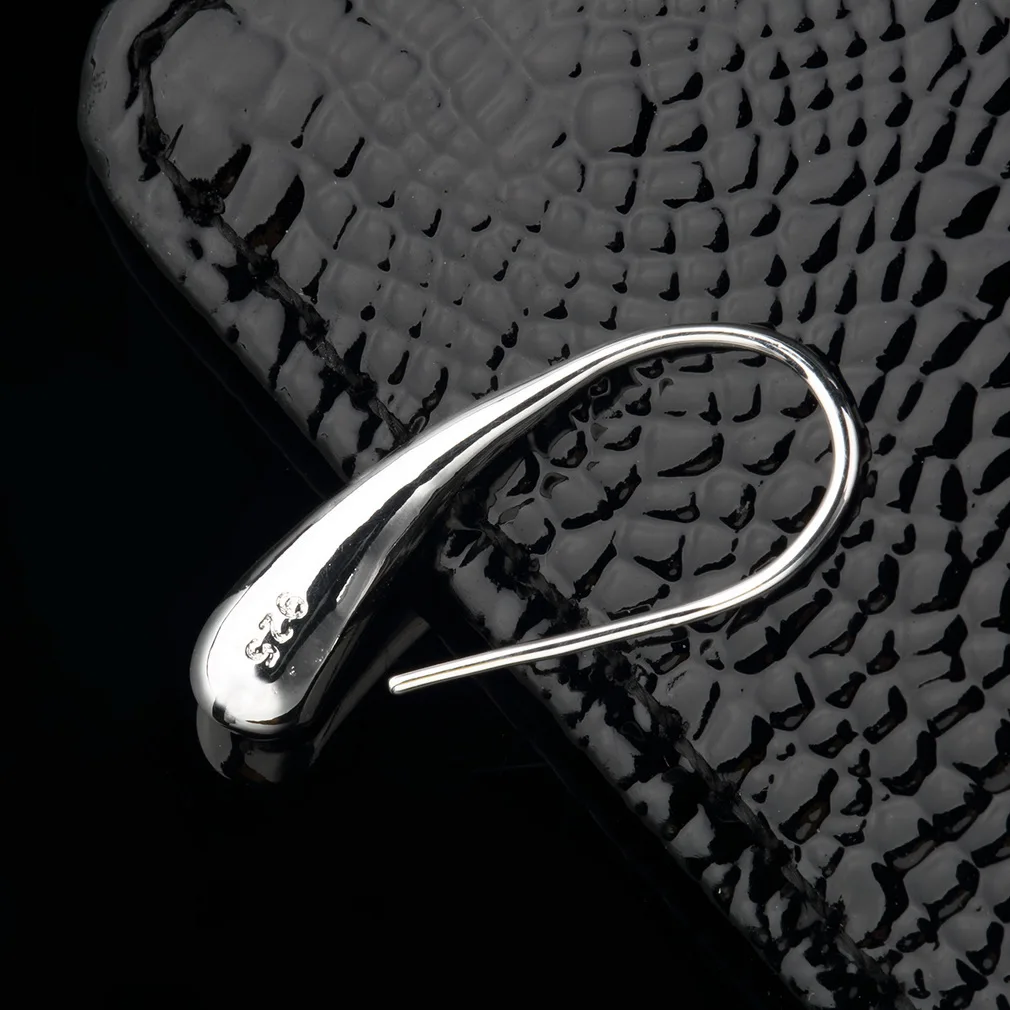 Модные женские Девушки Дамы капля слеза капли дождя крюк посеребренные серьги