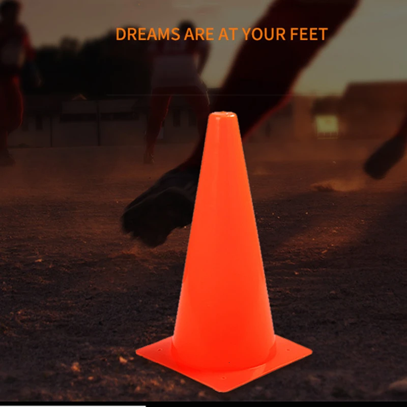 10 шт./лот 9/12 дюйма пластиковые мягкие дорожные конусы для тренировок по футболу