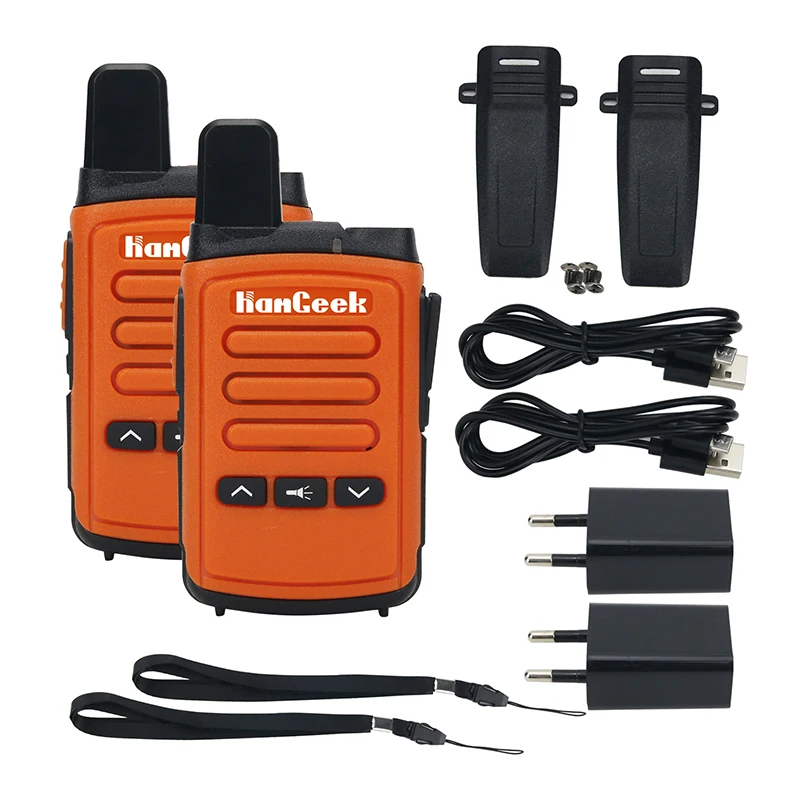 2pcs hamgeek mini9300 8w 16ch mini walkie talkie 1 10km vhf uhf transceiver for hotel factory free global shipping
