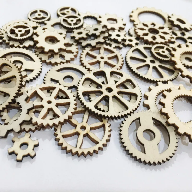 50 шт. деревянные колесики для украшения дома|Украшения своими руками вечеринки| |