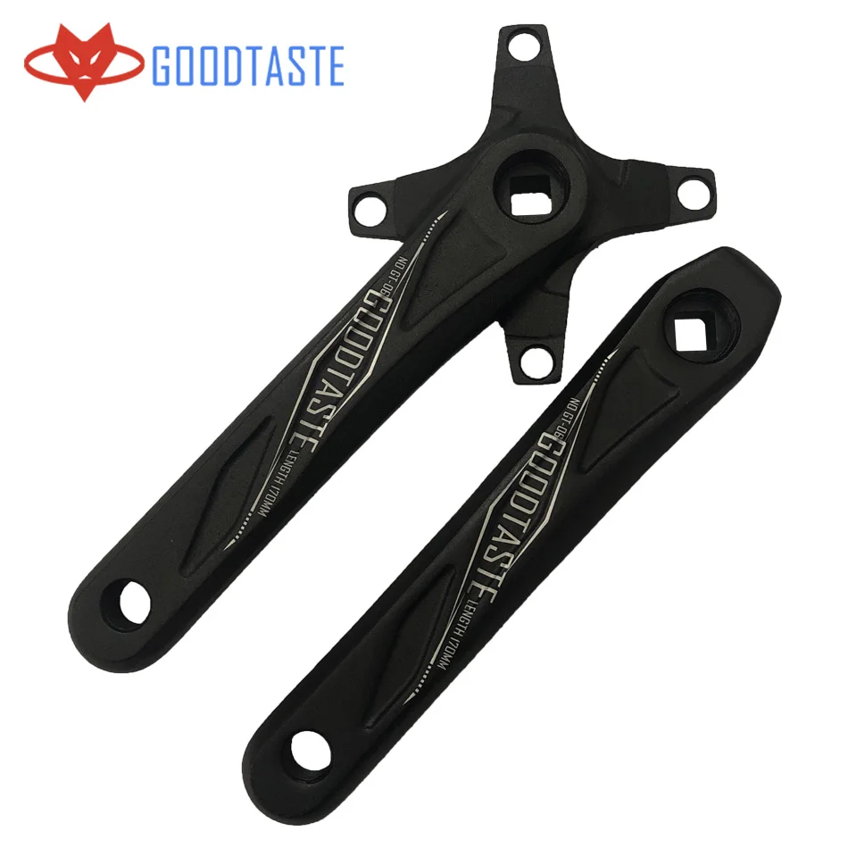 

Goodtaste Bicycle 104BCD MTB Bike parts Aluminum alloy with floor Curve 170 plate red 32T 34T 36T 38T chain ring mtb crankset