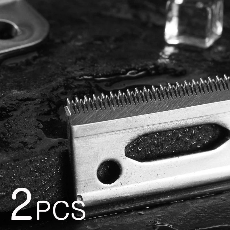 Silver-2 pcs Профессиональный шатающийся зуб сменный клипер лезвие из нержавеющей стали подвижное лезвие с коробкой - Цвет: Silver-2 pcs
