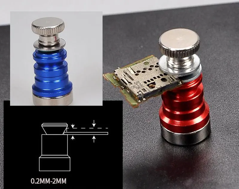 1 комплект Магнитный Универсальный телефон PCB IC чип материнская плата джиг держатель платы 3X лупа инструмент для ремонта
