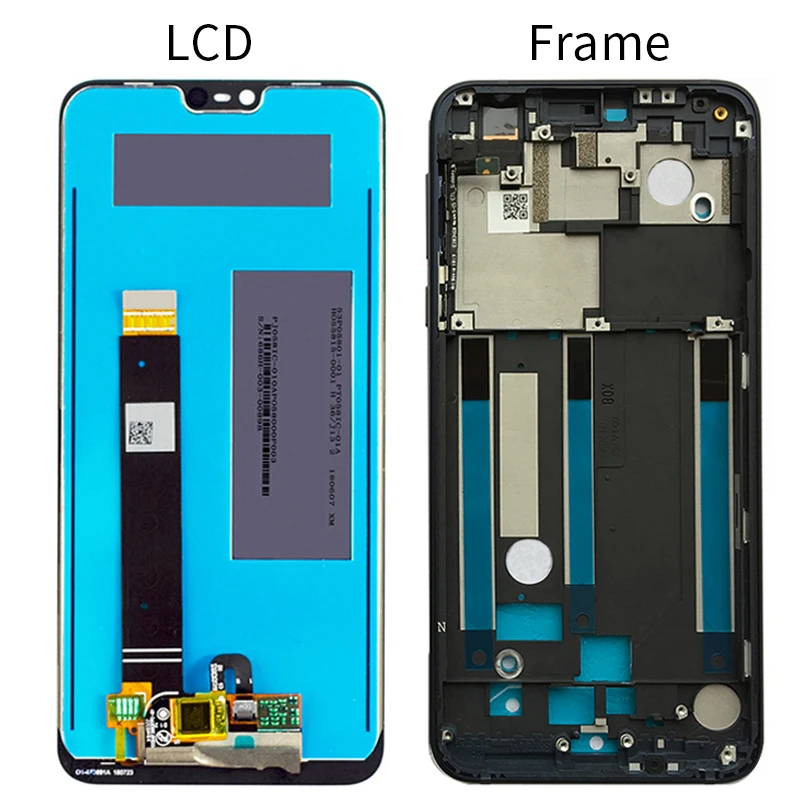 5 84 &quotс рамкой lcd для NOKIA 7 1 TA-1085 TA-1095 TA-1096 ЖК-дисплей сенсорный экран дигитайзер