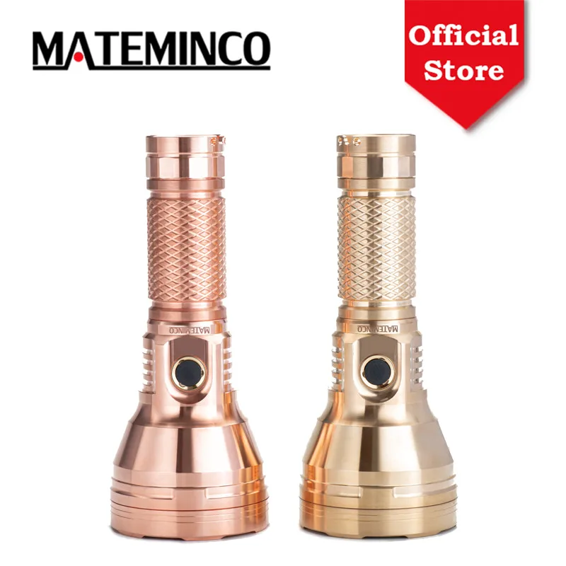 Миниатюрный медный светодиодный фонарик MATEMINCO MT35 SST40 Cree XHP50.2 перезаряжаемый