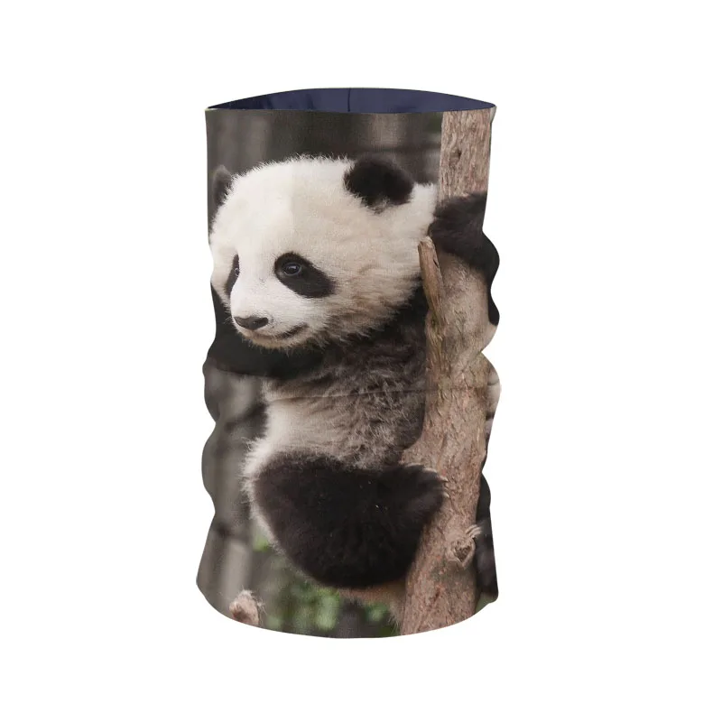 

Novelty Fashion Women Headscarf Cute Panda Summer Neck Gaiter Hijab Scarf Sports Tubular Mask Headdress Unisex Bandana buffe
