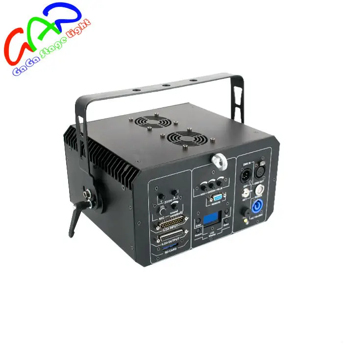 Мини аналоговая модуляция RGB лазерный сценический светильник ing проектор 2 Вт rgb