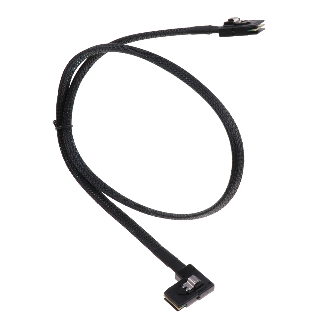 

5X90 ° внутренний Mini SAS 36 контактов SFF-8087 Мужской до 8087 Мужской кабель для передачи данных 70 см