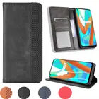 Флип-чехол в стиле ретро для ZTE Nubia Red Magic 6 6 Pro, кожаный чехол-кошелек с отделениями для карт, Магнитная подставка, мягкая форма, роскошный мобильный телефон, 2021