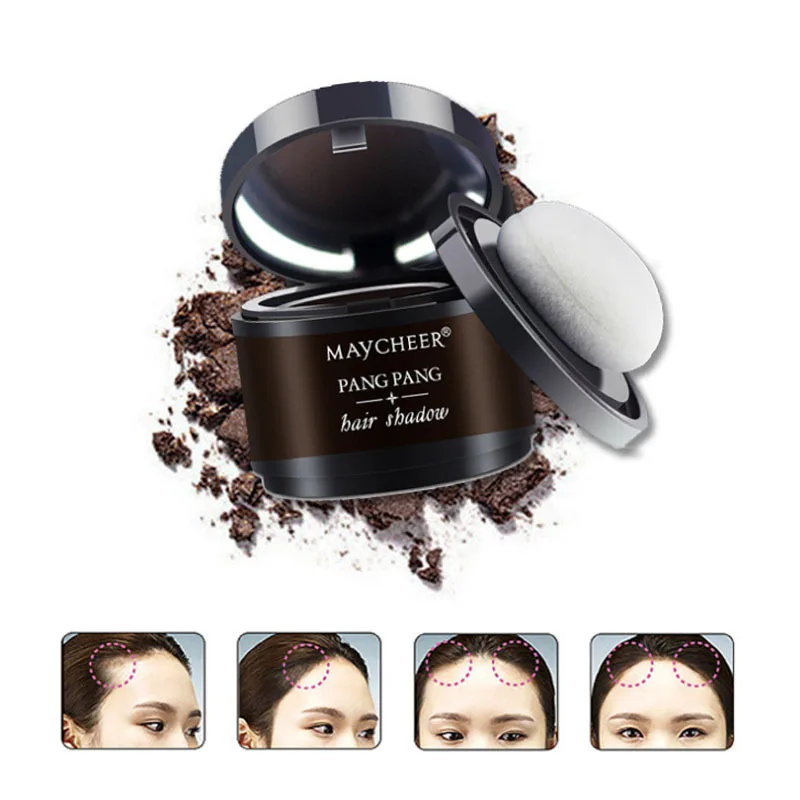 

MAYCHEER Water Proof Hair Line Powder 4 Colors Edge Control Hair Line Shadow Makeup Hair Concealer Root Cover Unisex Instantl