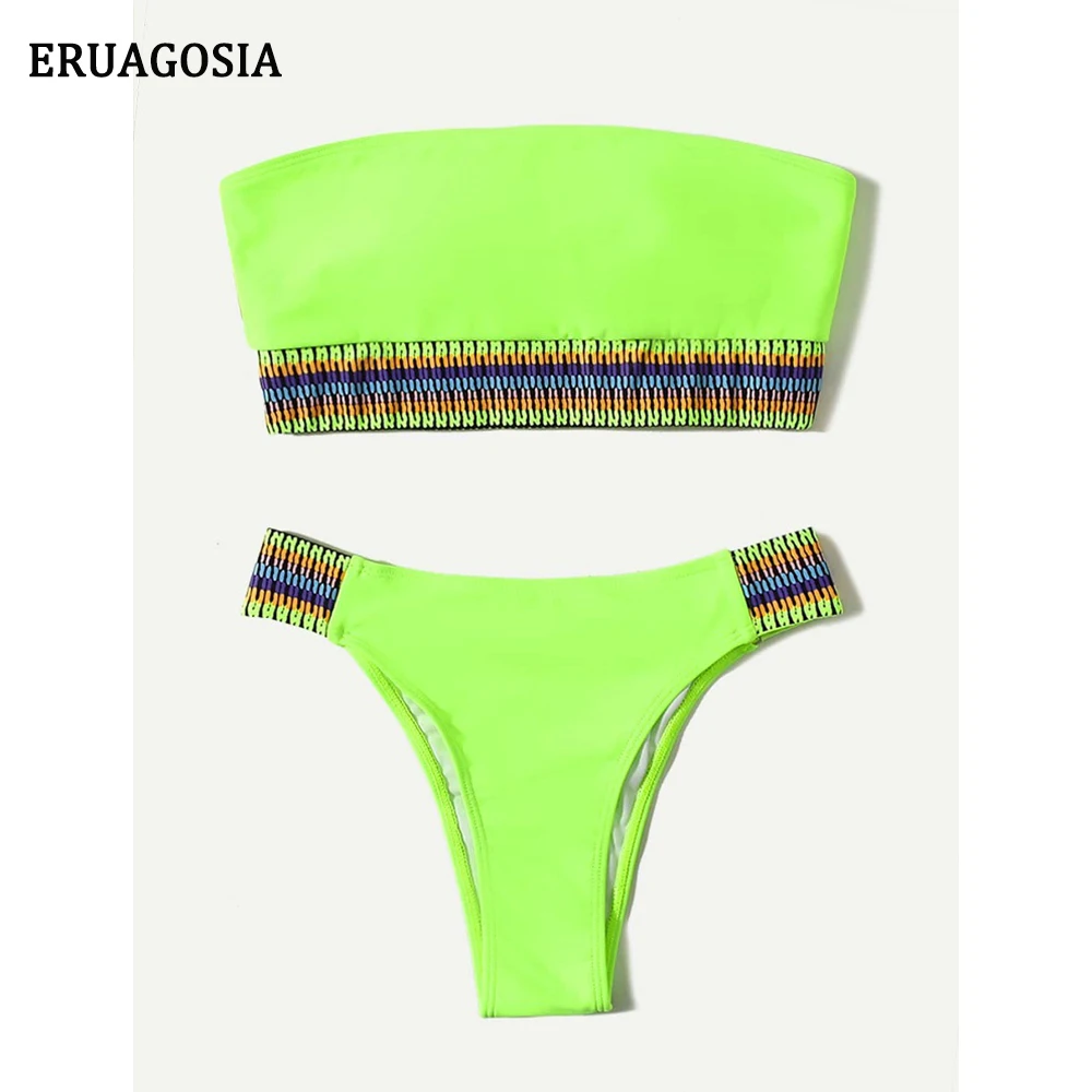 Женский раздельный купальник с чашками пуш-ап | Женская одежда