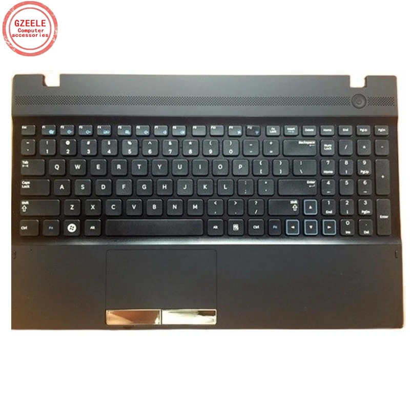 Клавиатура для ноутбука Samsung NP300V5A NP305V5A 305V5A 300V5A нам с крышкой черный BA75
