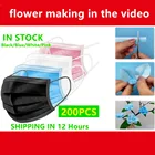 Маска для лица одноразовая с фильтром, дышащие маски с ушными петлями для защиты от вирусов, 1050100 шт.