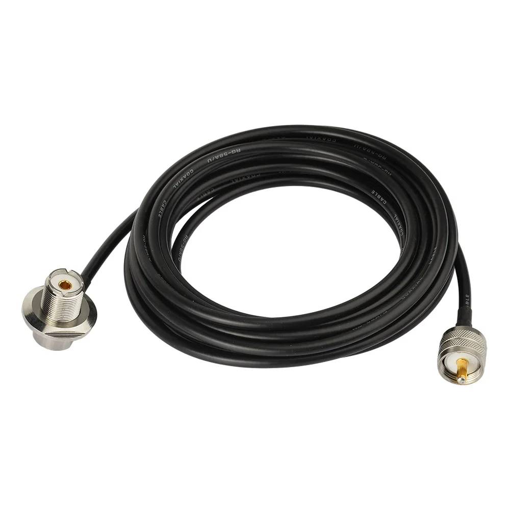 Eightwood радиочастотный антенный адаптер Радиочастотный кабель в сборе УВЧ папа PL 259