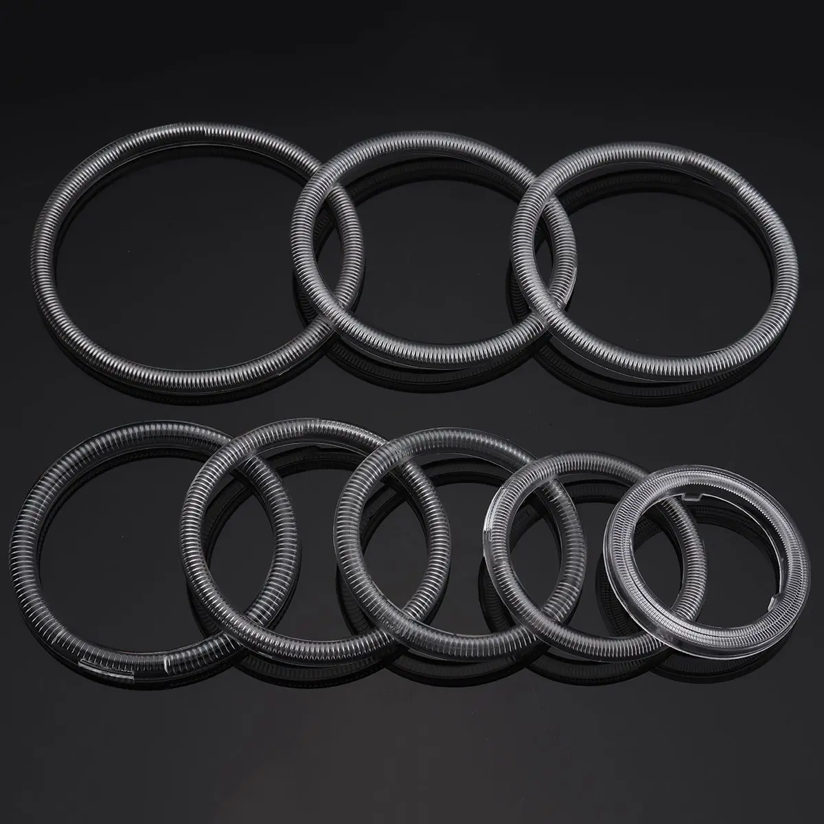 

Car Projector Lens Angel Eyes Cover Halo Ring Light Cover For BMW For Toyota 60/70/80/85/90/95/100/110mm Universal