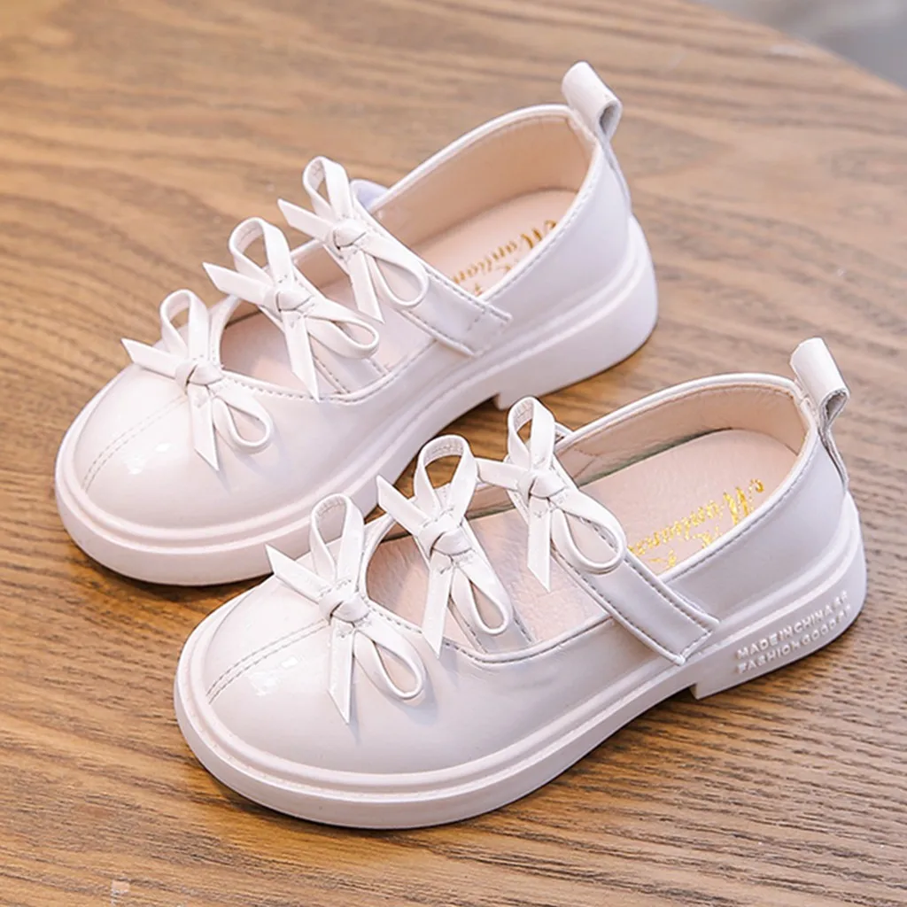 Туфли детские резиновые Нескользящие без шнуровки с бантом | Детская одежда и