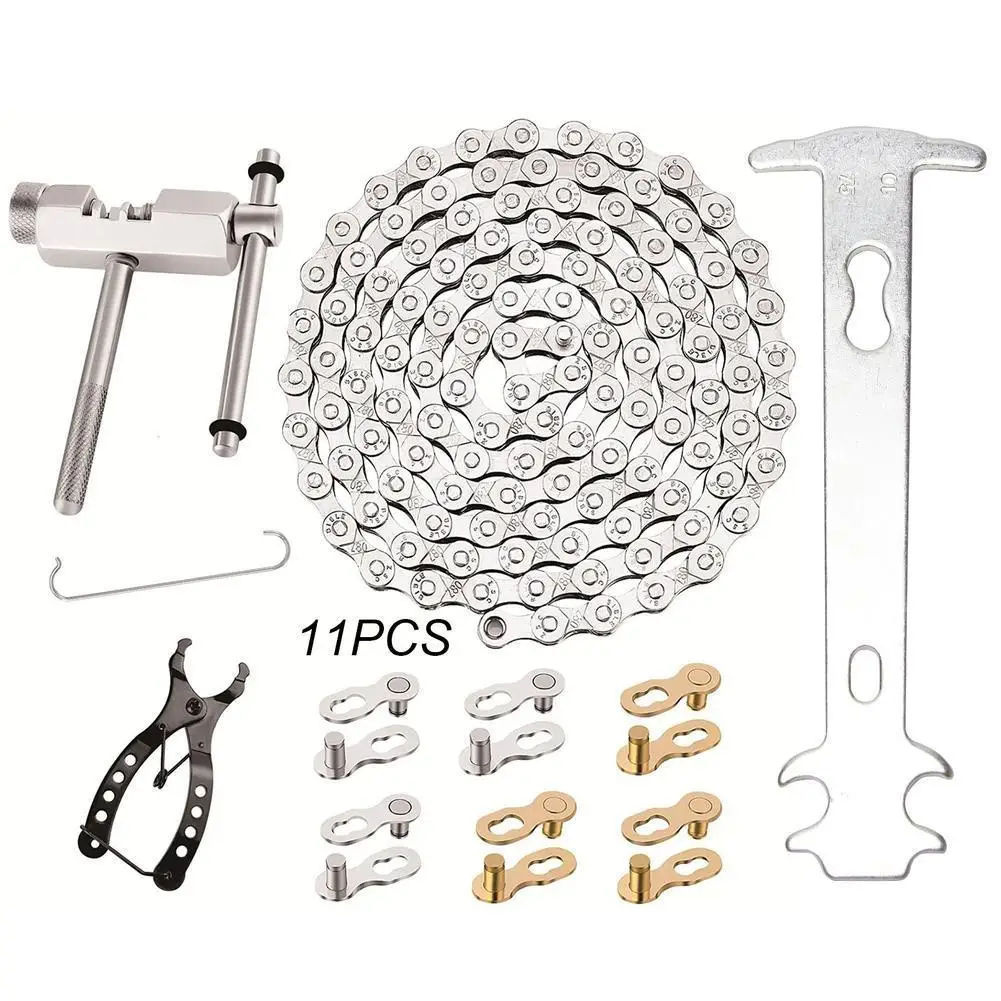 

Easy Install Bike Mechanic Repair Kit Cycling Metal Chain Breaker Missing Link Labor Saving Professional Portable Multi Function